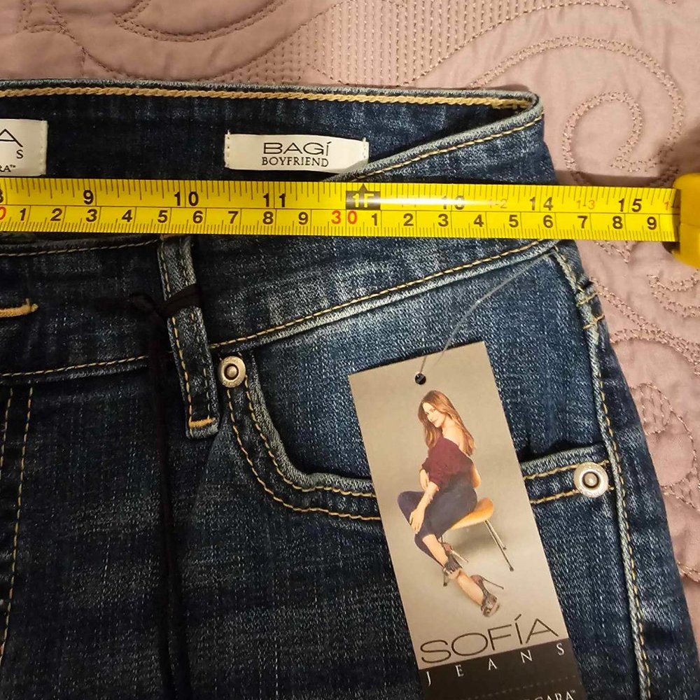 Sofia Vergara Jeans Bagi Mid Rise Boyfriend Size 2 - Picture 4 of 6